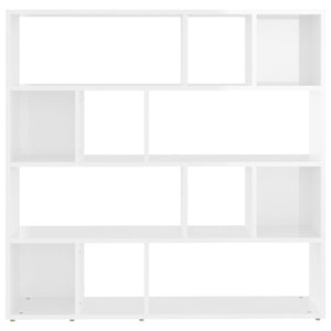 Libreria/Divisorio Bianco Lucido 105x24x102 cm cod mxl 66431