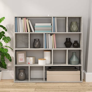 Libreria/Divisorio Grigio Cemento 105x24x102 cm cod mxl 63703