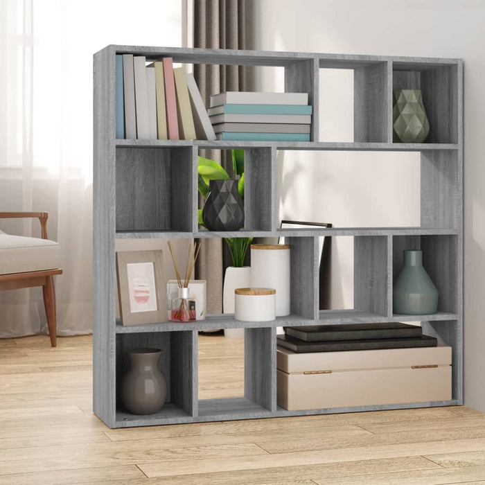 Libreria/Divisorio Grigio Sonoma 105x24x102 cmcod mxl 81158