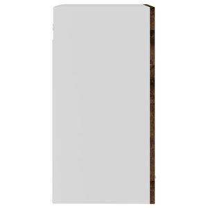 Mobile Pensile Vetro Rovere Fumo 40x31x60 cm Legno Multistrato cod mxl 71207