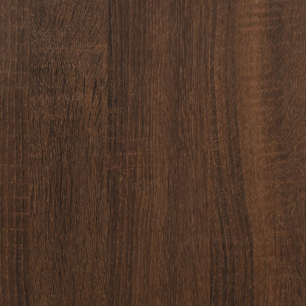 Pensile Vetro Rovere Marrone 40x31x60 cm Legno Multistrato 826347