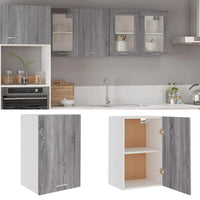 Mobile Pensile Grigio Sonoma 39,5x31x60 cm Legno Multistratocod mxl 94784