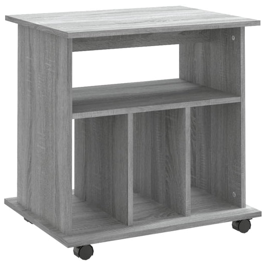 Armadietto con Ruote Grigio Sonoma 60x45x60cm Legno Multistrato cod mxl 41050