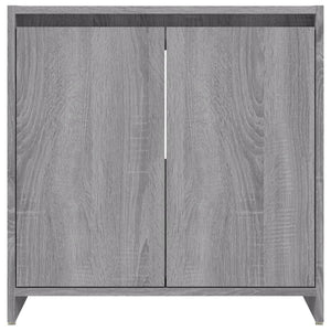 Armadietto Bagno Grigio Sonoma 60x33x61 cm in Legno Multistrato 826358