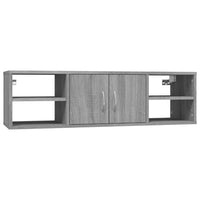 Mensola a Muro Grigio Sonoma 102x30x29 cm Legno Multistrato cod mxl 33051