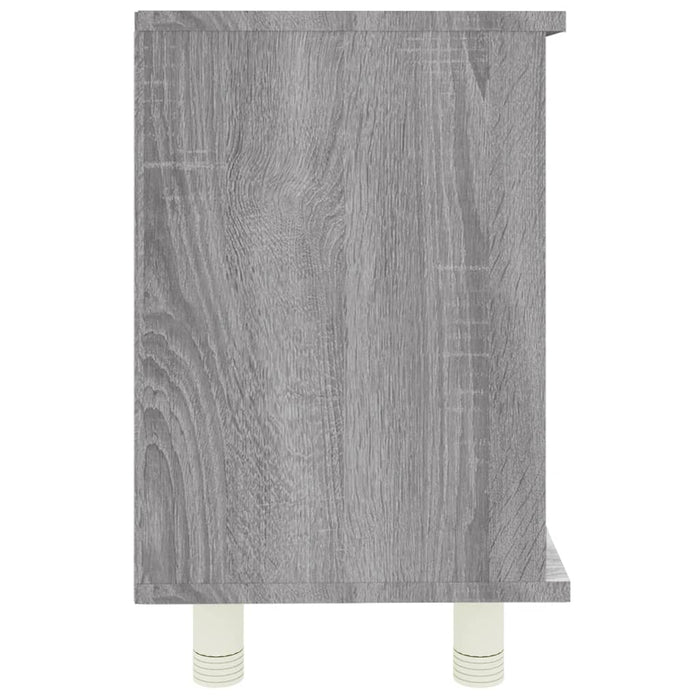 Armadietto Bagno Grigio Sonoma 60x32x53,5 cm Legno Multistrato cod mxl 5495