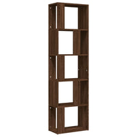 Libreria Rovere Marrone 45x24x160 cm in Legno Multistrato 826377