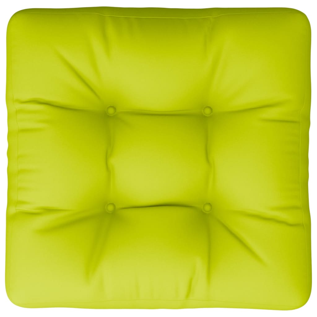 Cuscino per Pallet Verde Brillante 60x60x12 cm in Tessuto 360458