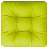 Cuscino per Pallet Verde Brillante 60x60x12 cm in Tessuto 360458