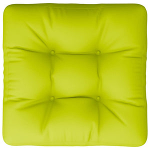 Cuscino per Pallet Verde Brillante 60x60x12 cm in Tessuto 360458