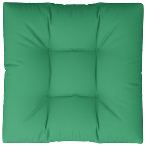 Cuscino per Pallet Verde 70x70x12 cm in Tessuto 360474