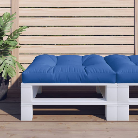 Cuscino per Pallet Blu Reale 70x70x12 cm in Tessuto 360479