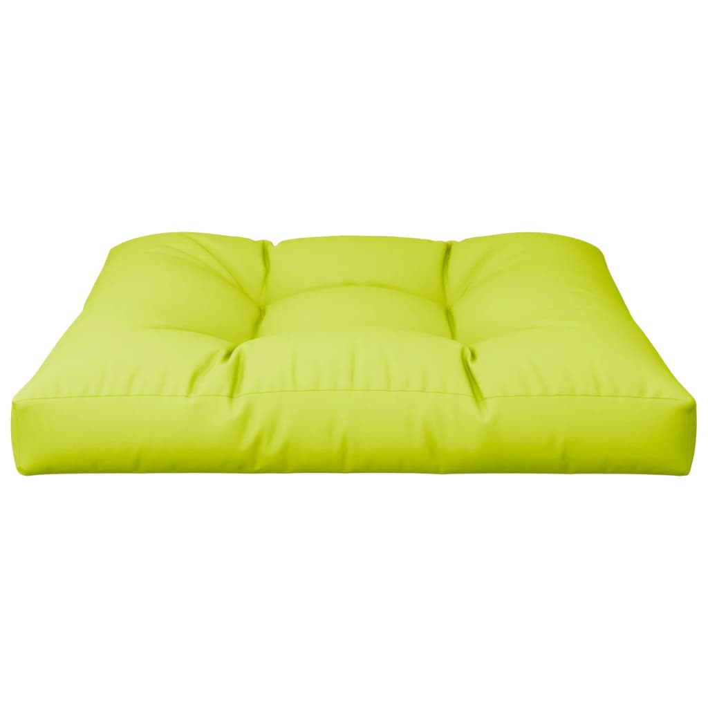 Cuscino per Pallet Verde Brillante 70x70x12 cm in Tessuto 360480