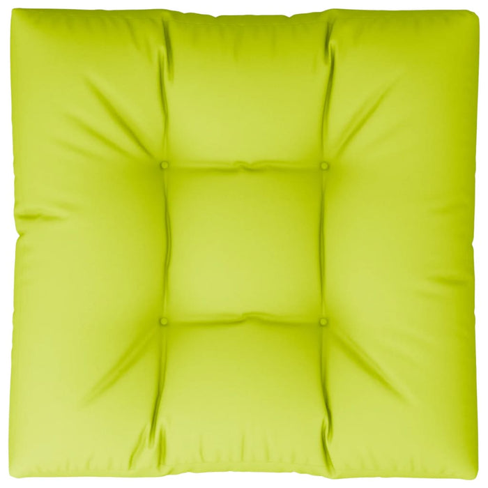 Cuscino per Pallet Verde Brillante 70x70x12 cm in Tessuto 360480