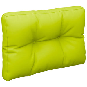 Cuscino per Pallet Verde Brillante 60x40x12 cm in Tessuto 360568