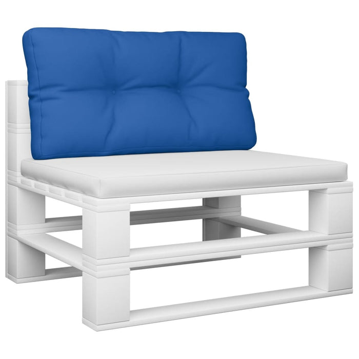 Cuscino per Pallet Blu Reale 70x40x12 cm in Tessuto 360589