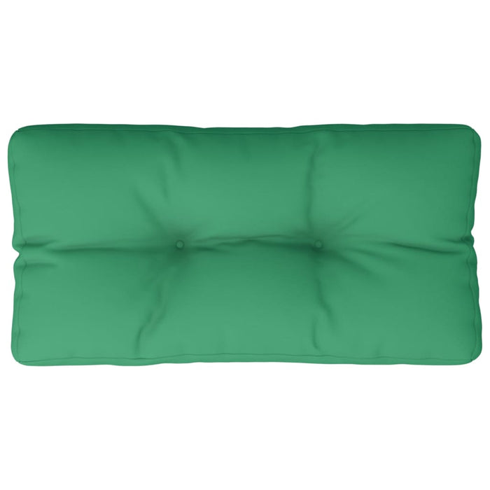 Cuscino per Pallet Verde 80x40x12 cm in Tessuto 360606