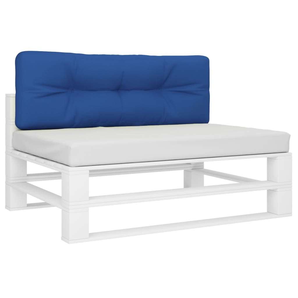 Cuscino per Pallet Blu Reale 120x40x12 cm in Tessuto 360633