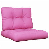 Cuscini per Pallet 2 pz Rosa in Tessuto 360665