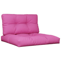 Cuscini per Pallet 2 pz Rosa in Tessuto 360709