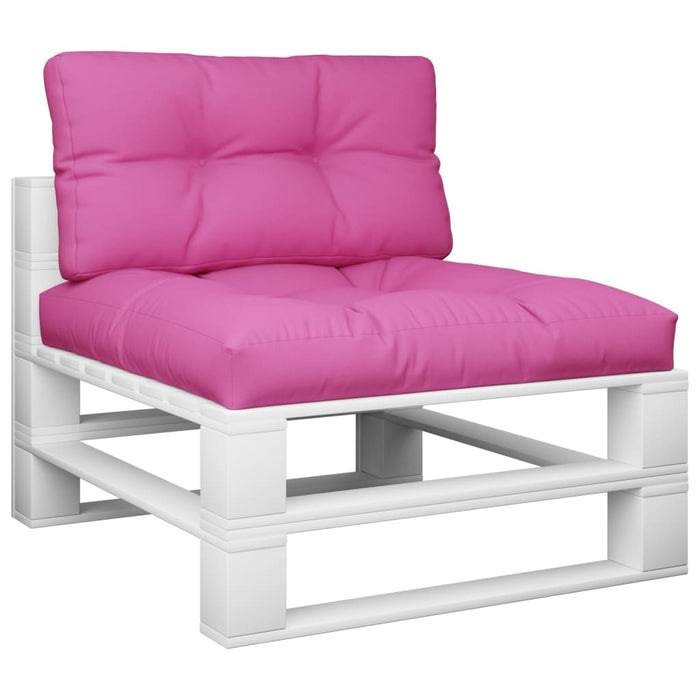 Cuscini per Pallet 2 pz Rosa in Tessuto 360709