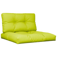 Cuscini per Divani in Pallet 2 pz Verde Intenso in Tessuto 360722