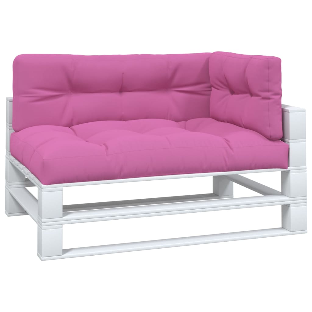 Cuscini per Pallet 3 pz Rosa in Tessuto 360775