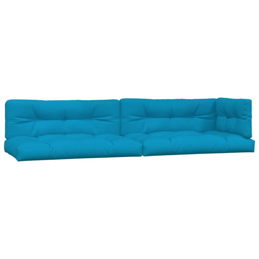 Cuscini per Pallet 5 pz Blu in Tessuto 360781