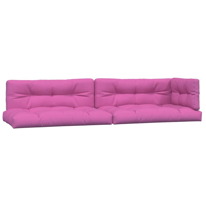 Cuscini per Pallet 5 pz Rosa in Tessuto 360797