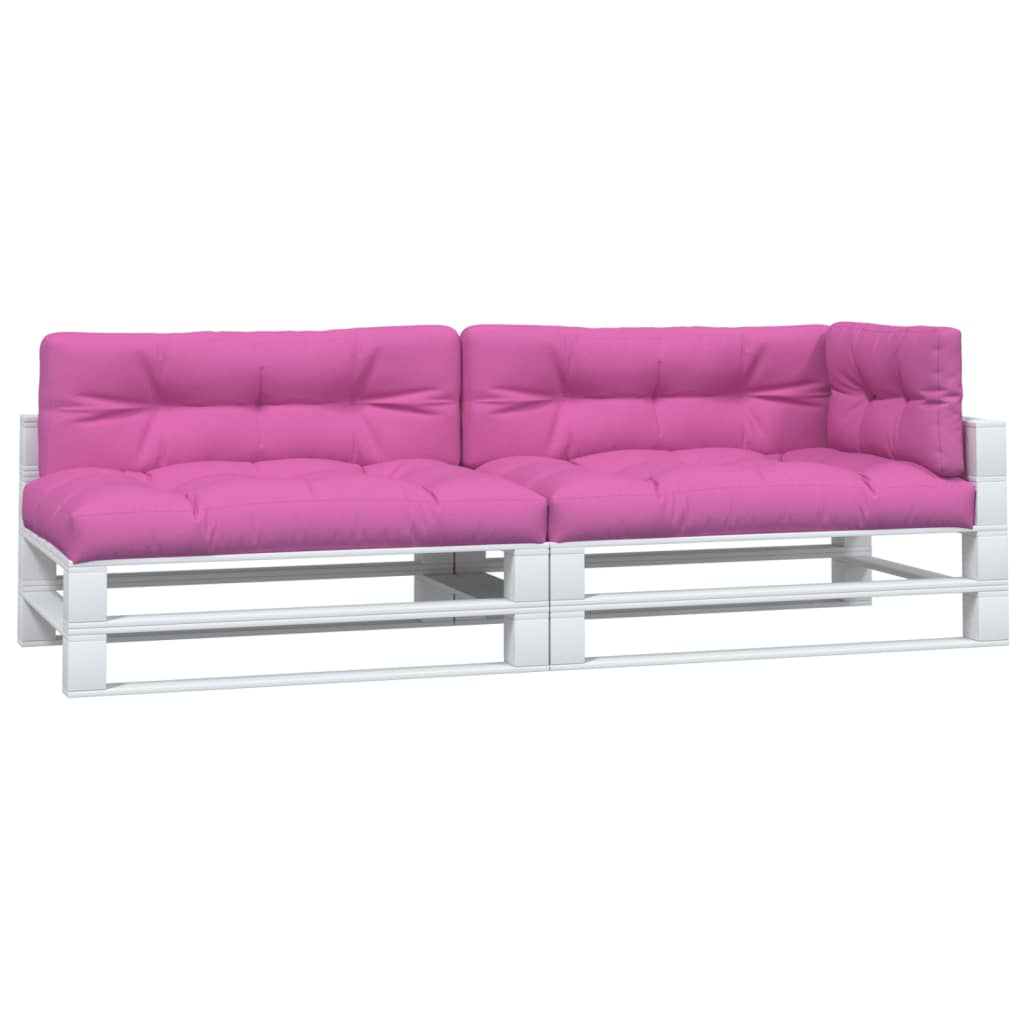 Cuscini per Pallet 5 pz Rosa in Tessuto 360797