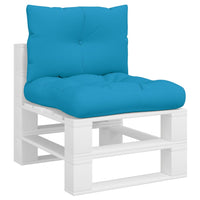 Cuscini per Pallet 2 pz Blu in Tessuto 360838