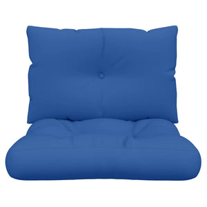 Cuscini per Pallet 2 pz Blu Reale in Tessuto 360844