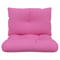 Cuscini per Pallet 2 pz Rosa in Tessuto Oxford 360854