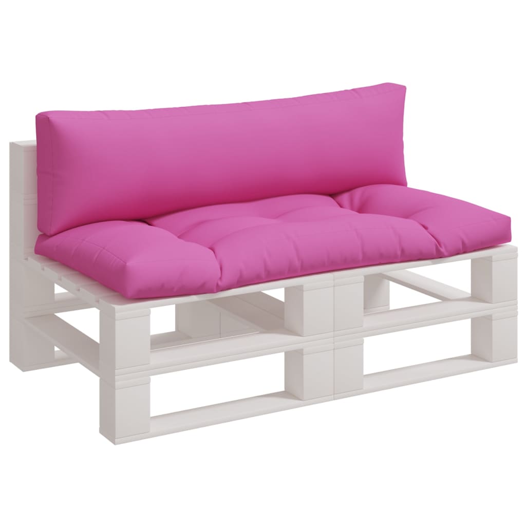 Cuscini per Pallet 2 pz Rosa in Tessuto Oxford 360942