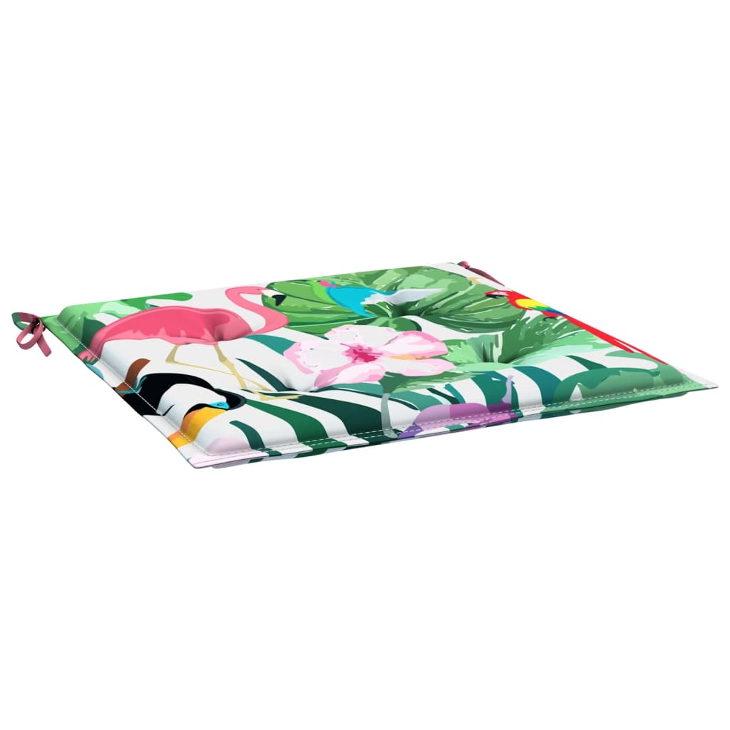 Cuscini Sedia da Giardino 2pz Multicolore 40x40x3 cm in Tessuto 361017