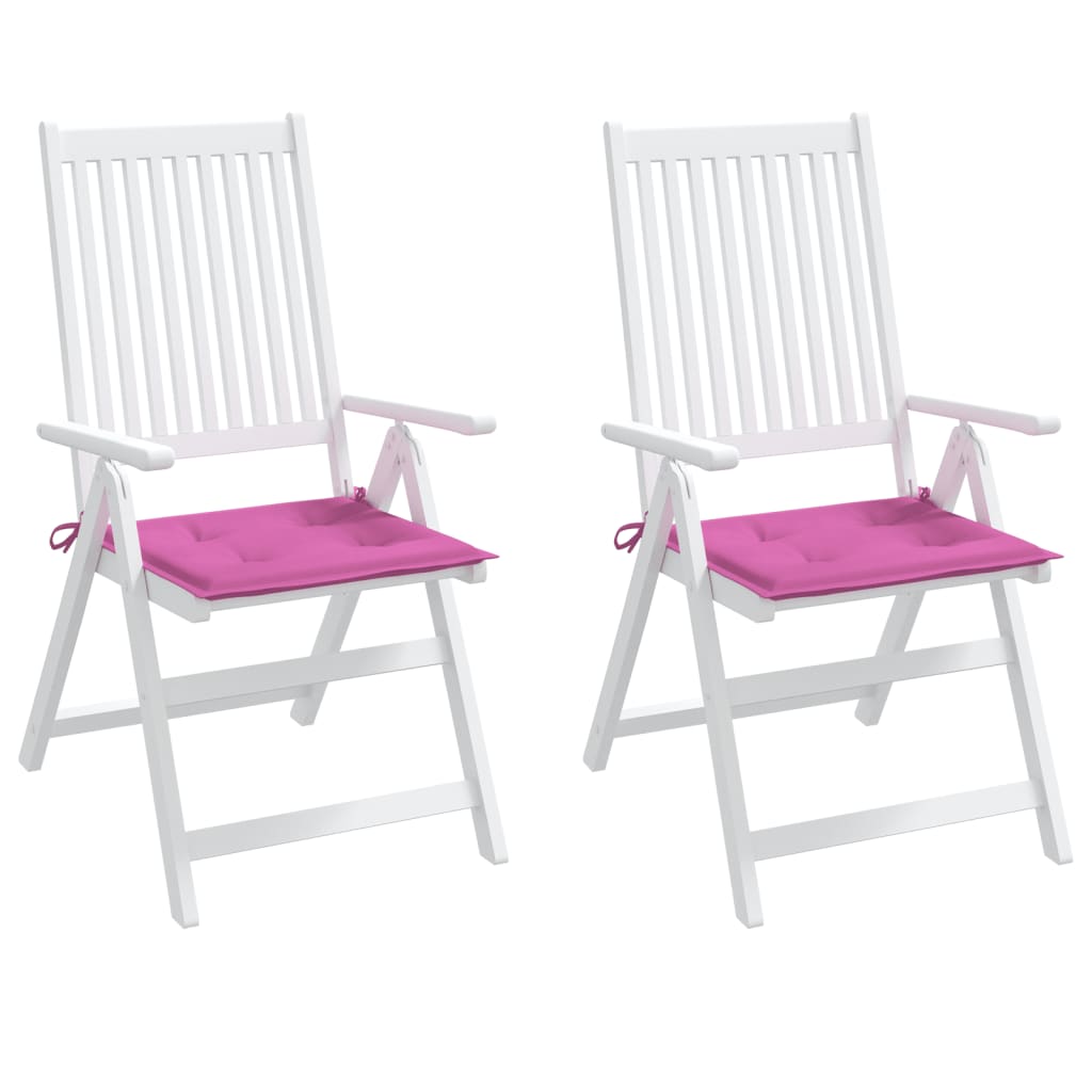 Cuscini per Sedia 2 pz Rosa 50x50x3 cm in Tessutocod mxl 70478