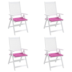 Cuscini per Sedia da Giardino 4 pz Rosa 50x50x3 cm in Tessuto 361093