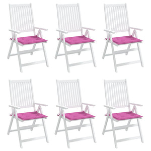 Cuscini per Sedia 6 pz Rosa 50x50x3 cm in Tessutocod mxl 118444