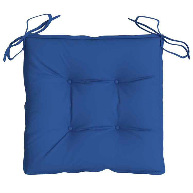 Cuscini per Sedia 2 pz Blu 40x40x7 cm in Tessuto Oxford 361480