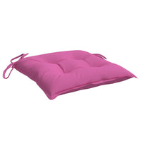 Cuscini per Sedia 2pz Rosa 40x40x7 cm Tessuto 361501