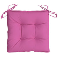 Cuscini per Sedia 2pz Rosa 40x40x7 cm Tessuto 361501