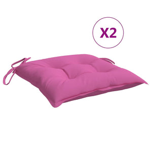 Cuscini per Sedia 4pz Rosa 40x40x7 cm Tessutocod mxl 95662