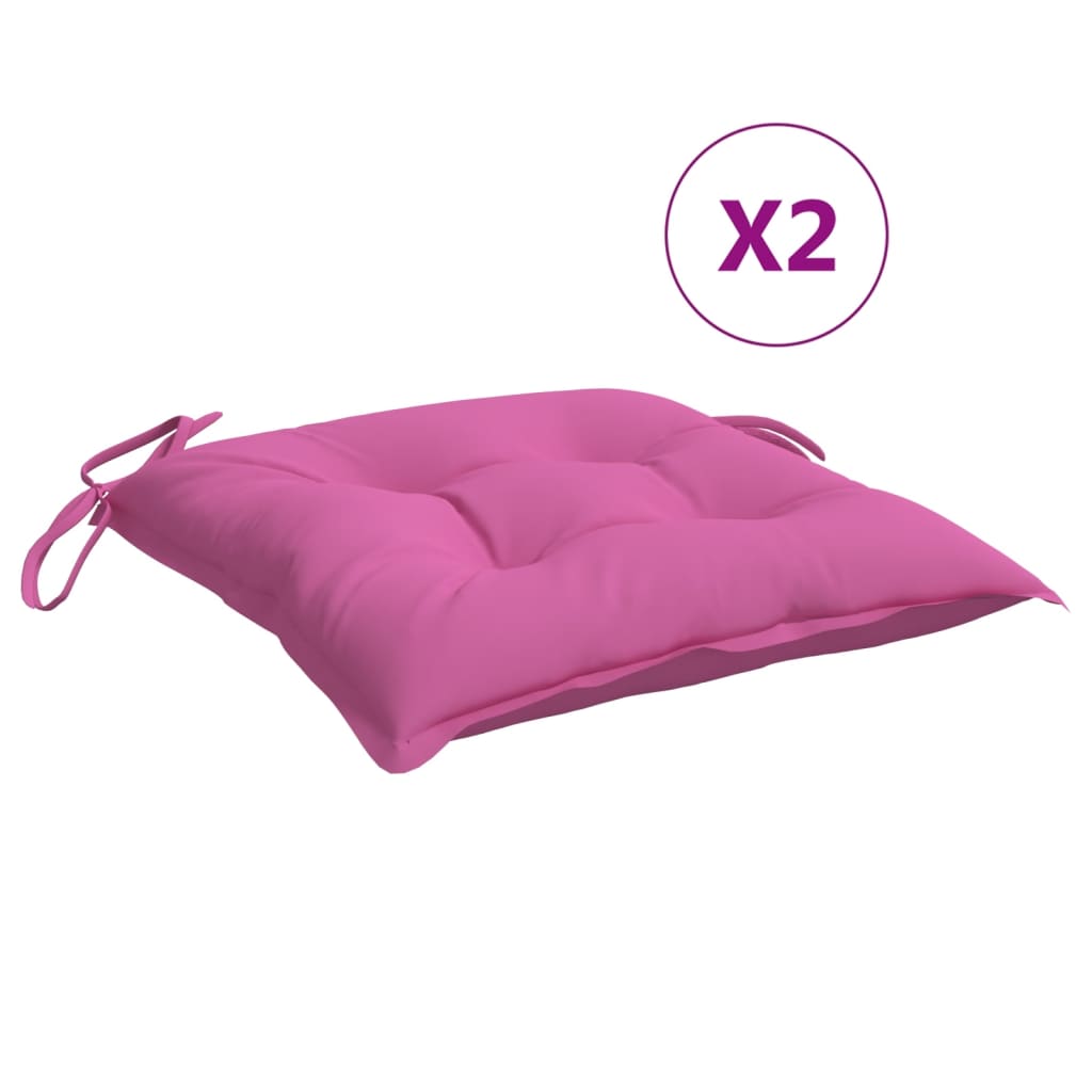 Cuscini per Sedia 6 pz Rosa 40x40x7 cm in Tessutocod mxl 70439