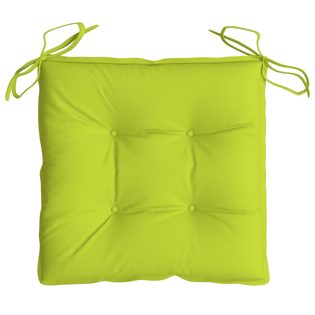 Cuscini per Pallet 2 pz Verde Chiaro 50x50x7 cm Tessuto Oxford 361540