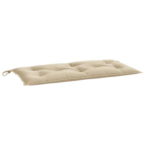 Cuscino per Panca Beige 100x50x7 cm in Tessuto Oxford 361567