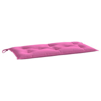 Cuscino per Panca Rosa 100x50x7 cm in Tessuto Oxford 361581