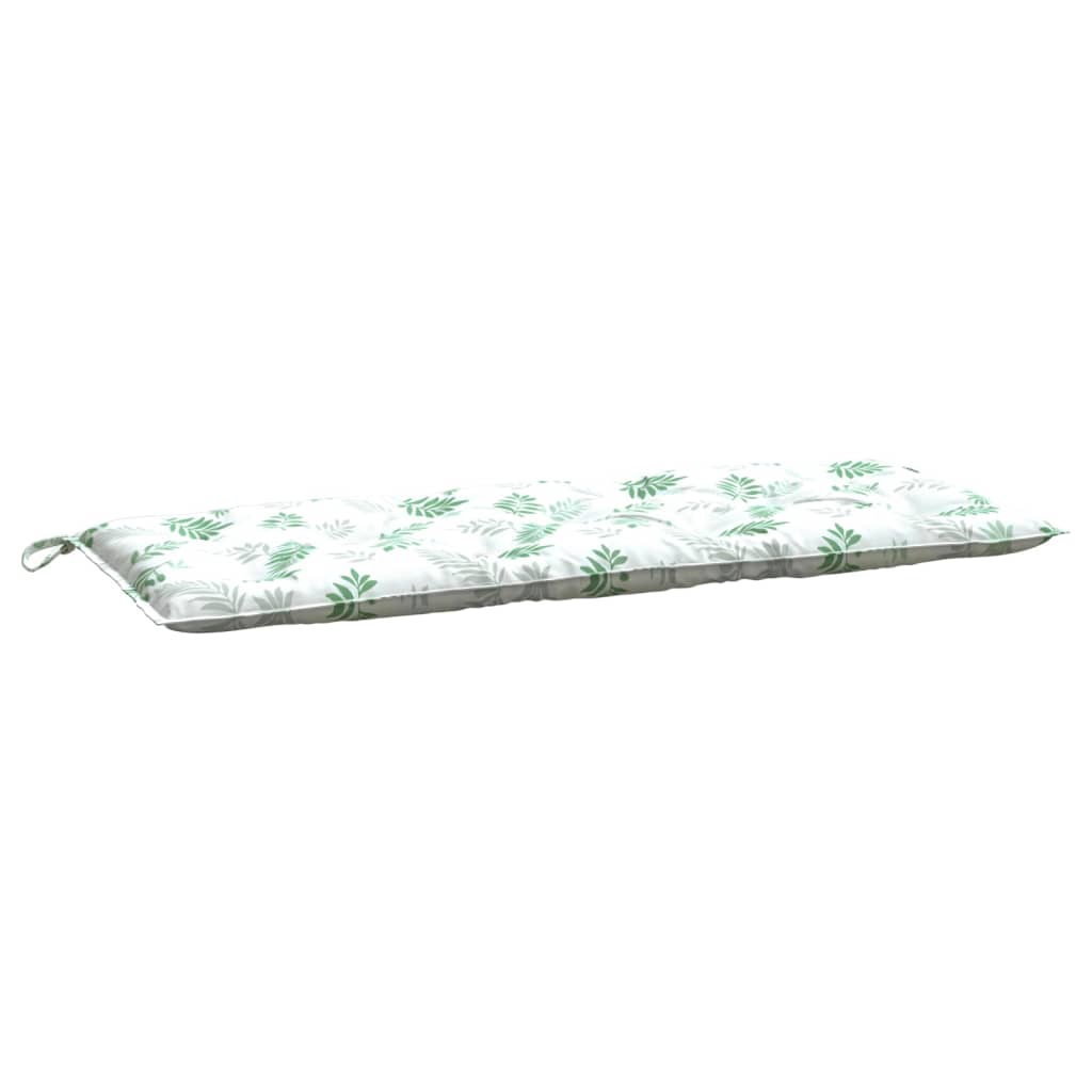 Cuscino Panca Giardino con Motivo a Foglie 120x50x7 cm Tessutocod mxl 118280