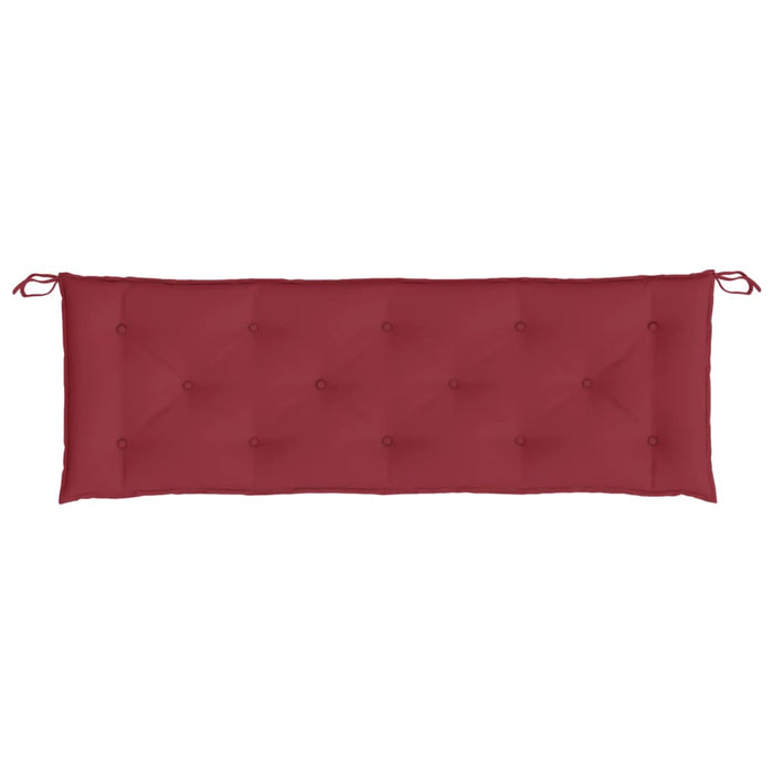 Cuscino per Panca Rosso Vino 150x50x7 cm in Tessuto Oxford 361611