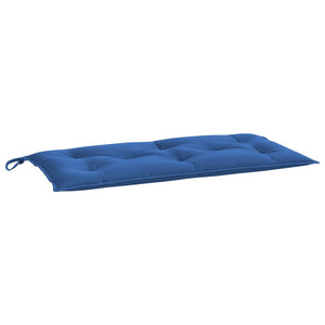 Cuscini Panca Giardino 2pz Blu Reale 100x50x7 cm Tessuto Oxford 361669