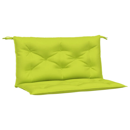 Cuscini per Panca 2 pz Verde Intenso 100x50x7 cm Tessuto Oxford 361670